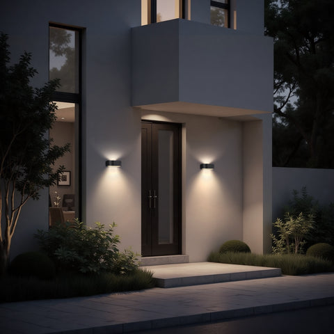 Radcliffe Up and Down Solar wall light