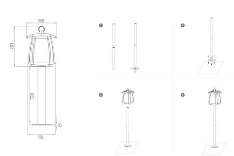 Henley Solar Pathway Light